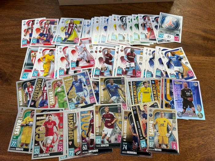 Topps Panini 4Kg / 1600+ football Cards Lot Bulk Bundle all different