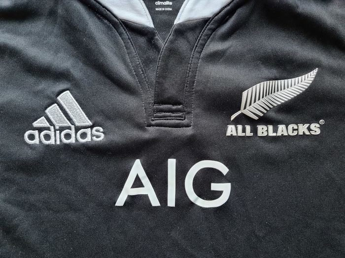 Adidas AIG All blacks Home Jersey Mens Medium M