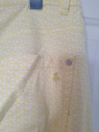 Green Lamb Cutoffs Size 14