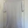 Mens Slim Fit White V-Neck T-Shirt Image 4