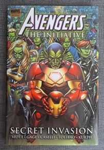 AVENGERS THE INITIATIVE hardcover graphic novel. SECRET INVASION. Marvel Comics Premiere Edition