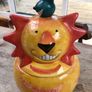 Vintage Rayware Lion & Mice Ceramic Cookie Jar Image 2