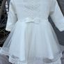 beautiful ivory christening dress Image 6