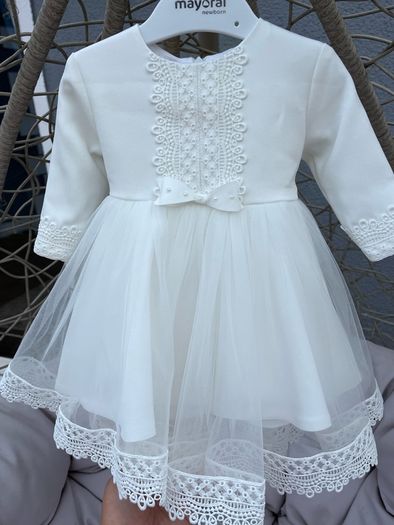 beautiful ivory christening dress