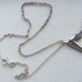 Vintage Sterling Silver 925 Swimmer Swimming Necklace Diving Diver Sea Sports Jewelry 9" - 5,1g Image 9
