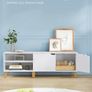 New Snow White TV Stand Cabinet Display (160cm)  FREE P&P Image 2