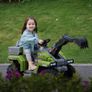 Kids Electric Ride-On Excavator 6V Construction Digger with Lights & Music Image 2