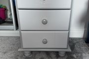 Solid Wood 3 Drawer Bedside Locker