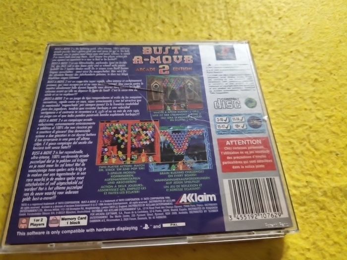 Bust A move 2 Arcade Edition PlayStation1 Ps1 PlayStation2 Ps2 games Original