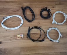 Assortment of coax cables