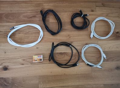 Assortment of coax cables