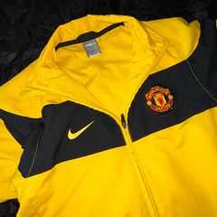MANCHESTER UNITED Nike 2009/10 tracksuit jacket zip top windbreaker training M
