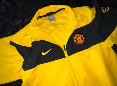 MANCHESTER UNITED Nike 2009/10 tracksuit jacket zip top windbreaker training M