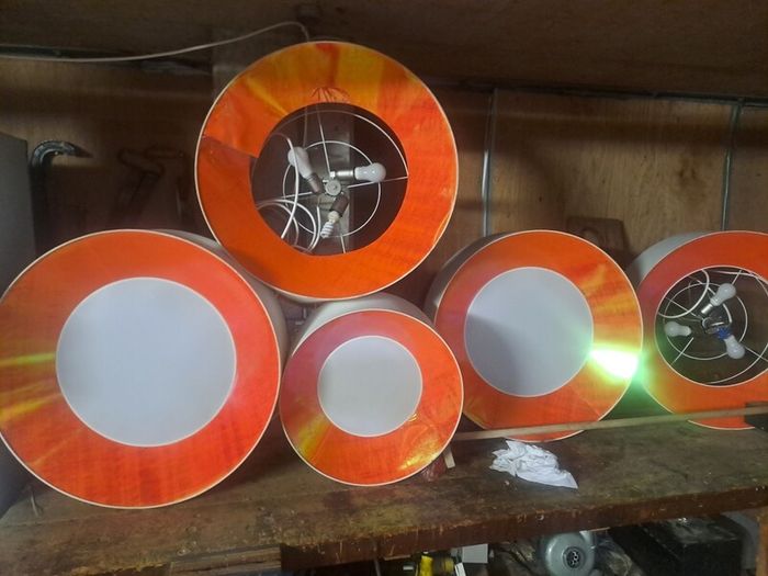 Retro hanging light
