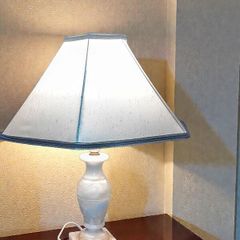 Lovely white marble lamp