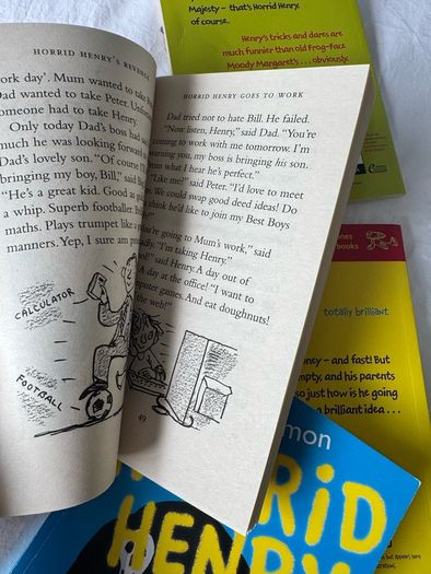 Horrid Henry by Francesca Simon Bundle of four books Paperbacks