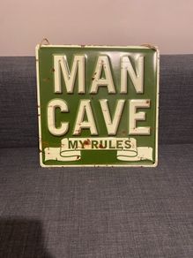 tin sign
