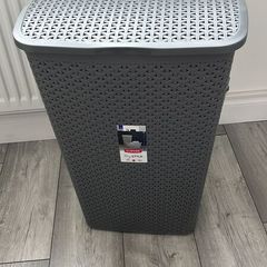 Curver My Style Laundry Basket / Laundry Hamper - Grey