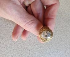 9ct gold college ring