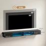 Floating Wall Mounted TV Stand with RGB LED Lights 75 Inch Image 2