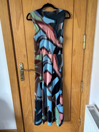 River Island Twist Shoulder Midi Dress UK 12
