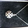 Vintage Sterling  Silver 925 Celtic Pendant Necklace: Celtic Shield Knot 3,6g L9,5" Image 6