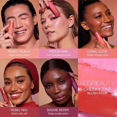 Huda beauty brand new cheeky tint blush sticks