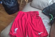 kids liverpool shorts size M