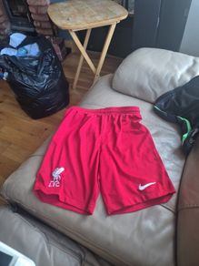 kids liverpool shorts size M