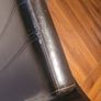 4 Brown Leather Dining Chairs Image 3
