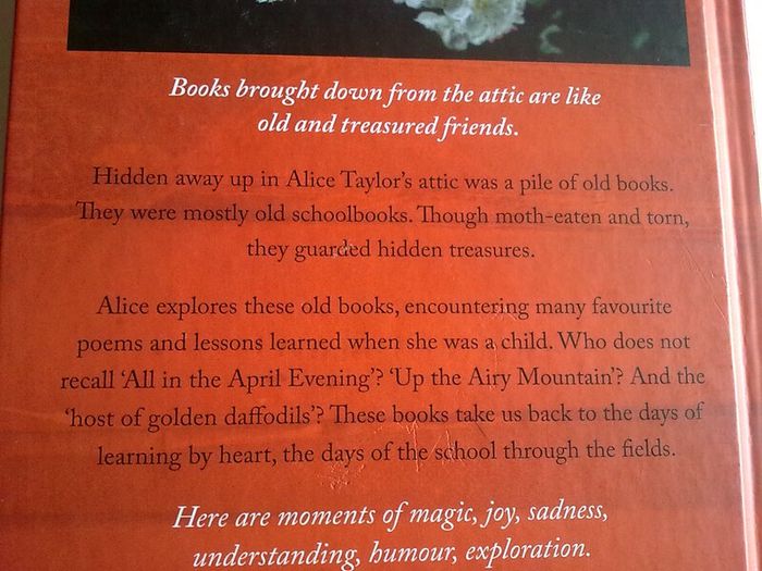 Books from the attic Treasures from an Irish childhood by Alice Taylor Ireland
