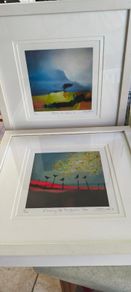 SET OF 2 FRAMED The artwork appears to be a limited edition print 1- Before the Storm II. 2- Evening by the Birch Tree.