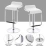Set of 2 Adjustable Swivel Bar Stools with Backrest - Free Delivery Nationwide Image 3