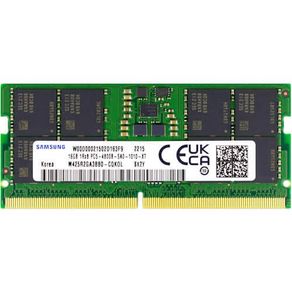 Samsung 16GB DDR5 4800MHz PC5 CL40 So-Dimm Laptop Ram Memory