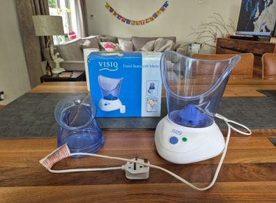 Visiq Facial steamer sauna with inhaler