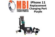 iPhone 11 Replacement Charging Port Dock Connector Flex Cable Mic Purple