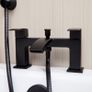 Waterfall Bath Shower Mixer Tap & Shower Set | Matt Black Image 5