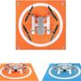 PGYTECH Drones Landing Pad Pro 20inch, Fast-fold Double Sided Waterproof Landig Pad Weighted for DJI Mini 4 pro/Air 3, Mavic 3 Pro, Mini 3 Pro, AVATA, Mavic 3, Air 2S, FPV, Mavic Mini 2, Mavic Mini
