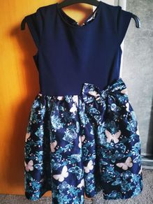 Navy girls dress 8-9y