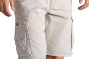 Lee Men's W Cargo Shorts with D-Ring Belt 21833, Cadet Grey, 42 EU, Size 2XL