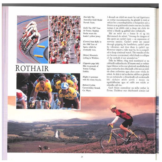 1989/90 Ireland The Irish Stamp Year Book with 48 images of contents