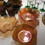 Buy 2 - Get 1 FREE Vintage Antique Carnival - Marigold Orange Square Bowl - 16 cm square Image 5