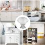 BNIB 4 Pack 30mm Crystal Glass Cabinet Door Knobs Cupboard Image 6