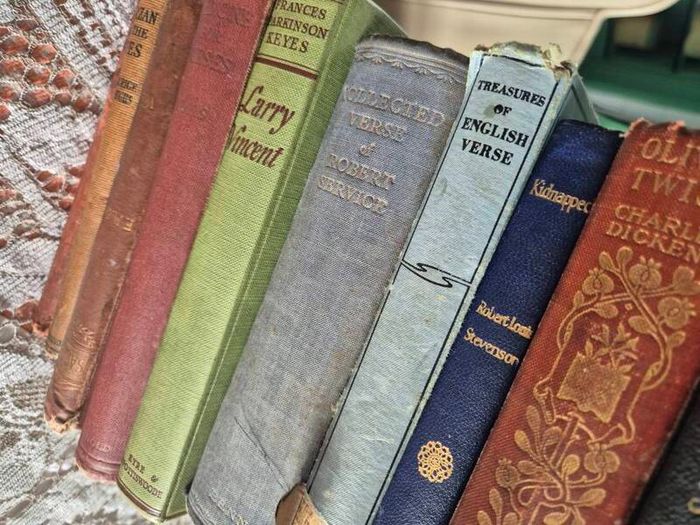 11 Vintage old books