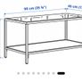 Glass coffee table Image 3