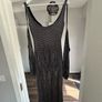 Black sequin debs dress Image 2