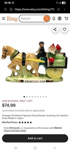 Vintage Irish Jaunting Car