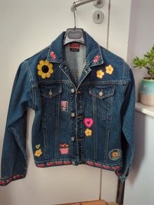 Avoca denim patchwork jacket