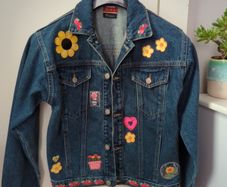 Avoca denim patchwork jacket