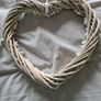 Hanging Wooden Heart with Pearls & White Flowers Image 7